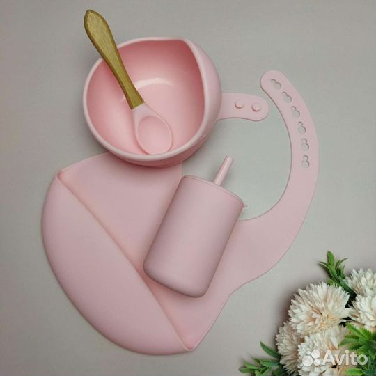 Детская силиконовая посуда