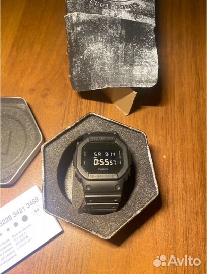 Противоударные часы Casio G-Shock DW-5600BB-1E