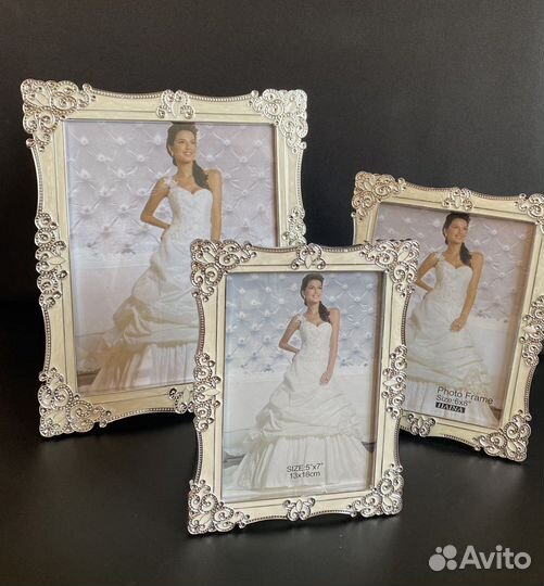 Рамки для фото пластик с глазурью