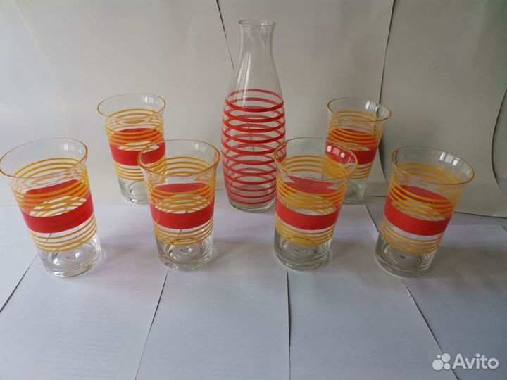 Штофы, графины, бокалы, стопки