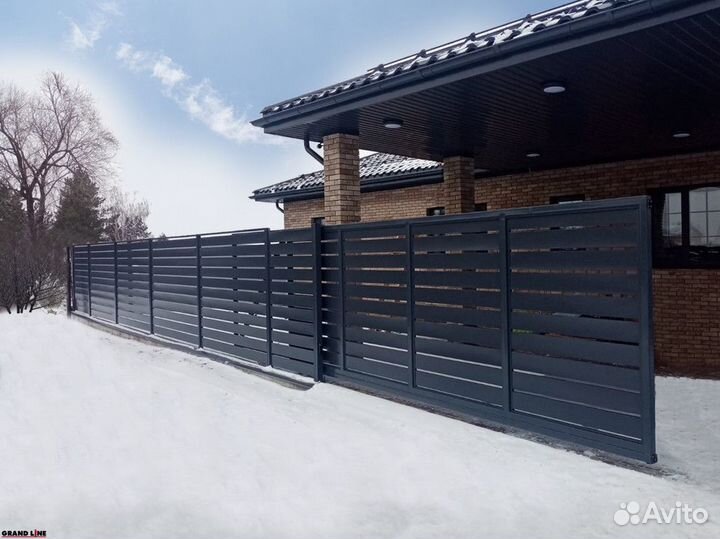 Забор жалюзи