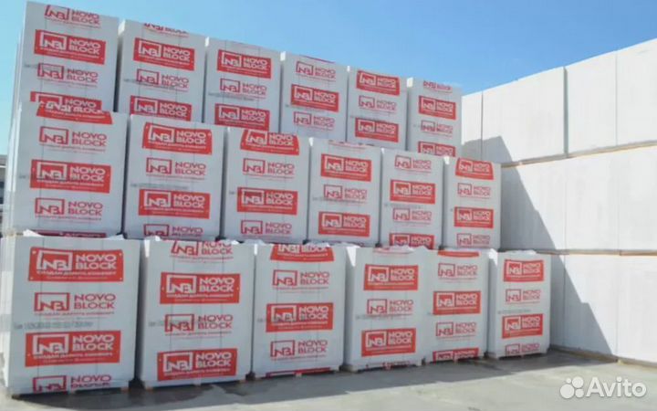 Газоблок Новоблок D400 B2.5