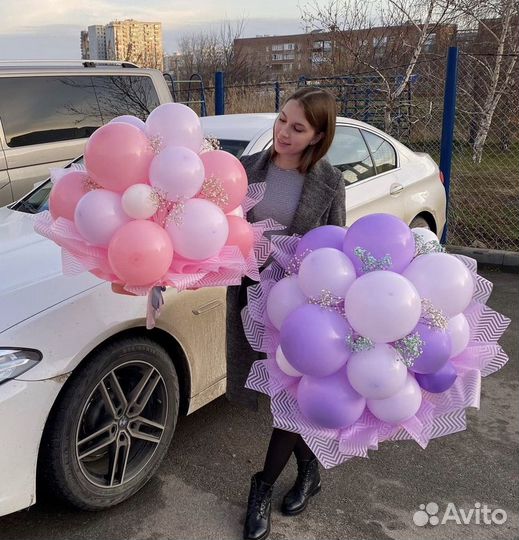 Букет из шаров цветы
