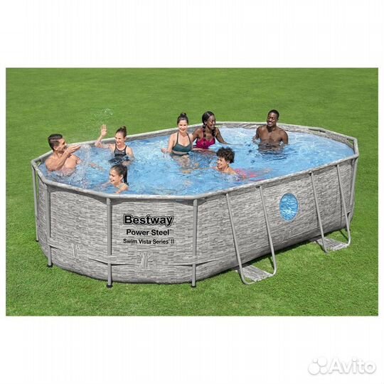 Каркасный бассейн Bestway 488х305х107 см