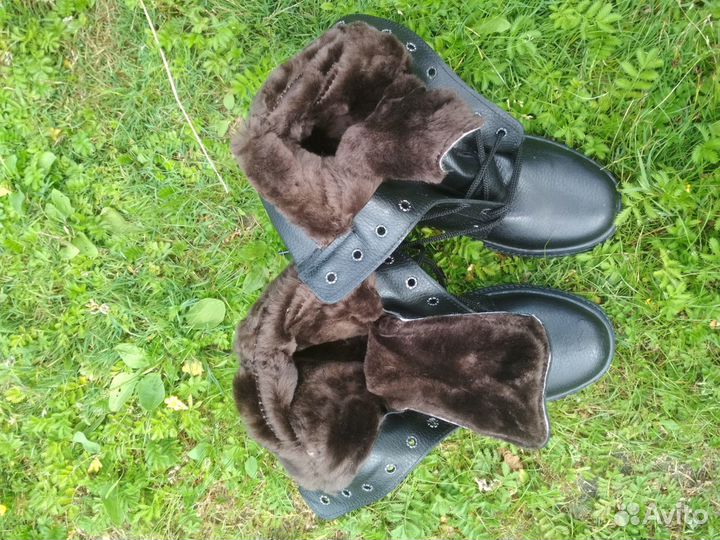 Новые мужские ботинки с высоким берцем (зима)