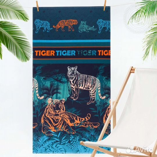 Вафельные полотенца 80*150 Хантер