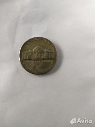 Монета 5 центов 1970 год