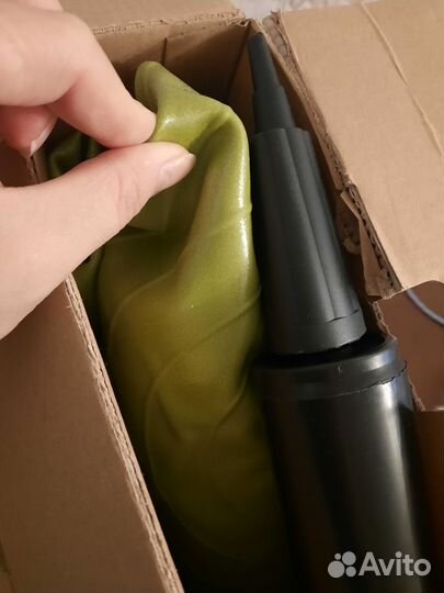 Мяч гимнастический 65 Lite Weights зеленый