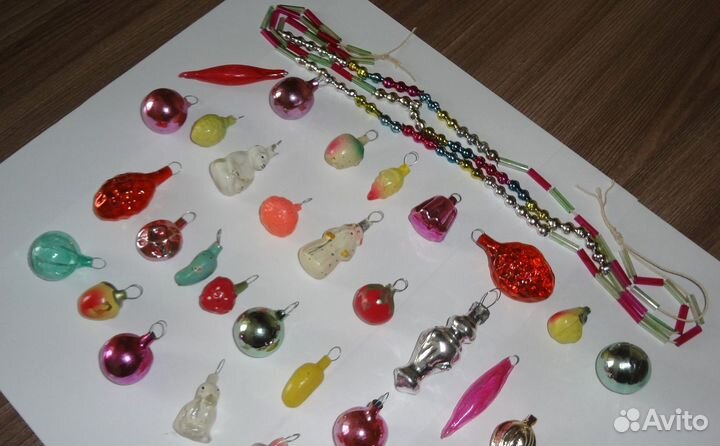 Елочные игрушки мини. малютка СССР. ленинград