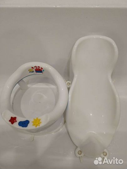 Горка для купания и сиденье