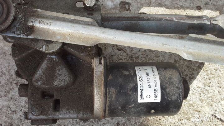 Пежо 307 моторчик дворников(трапеция)