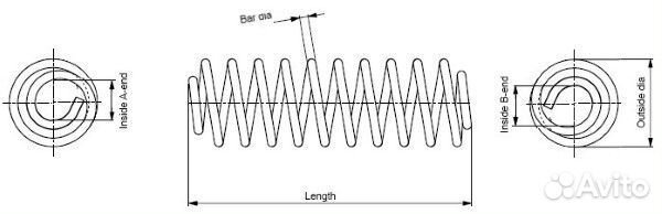 Пружина ходовой части Monroe SP3500