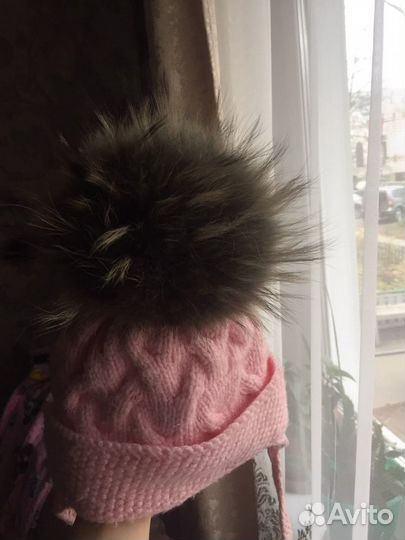 Шапка и снуд зимняя для девочки