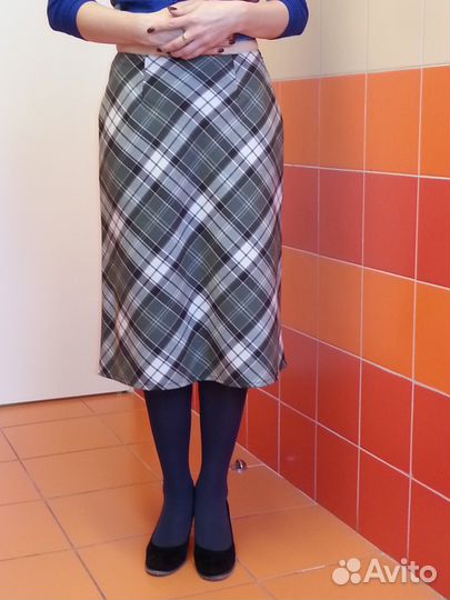 Юбка в клетку