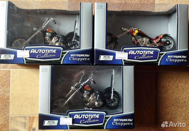 Модель мотоцикла, чоппер