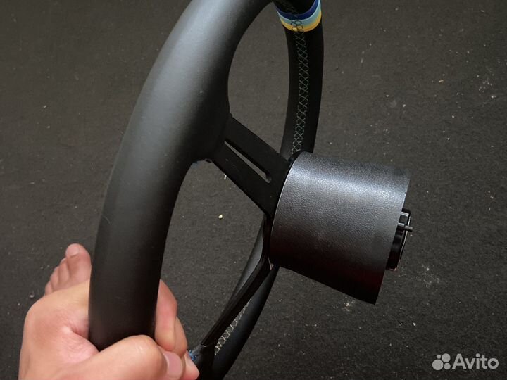 Спортивный руль на ваз с перехадником