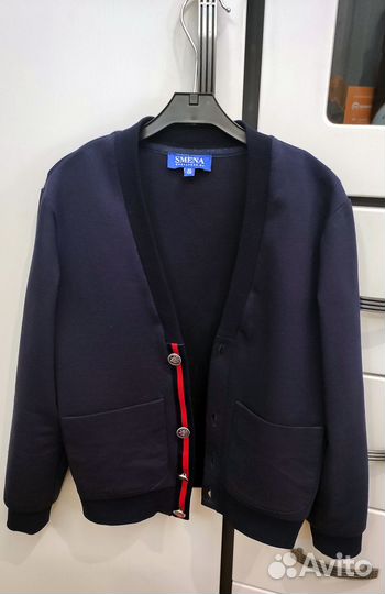 Жилет школьный синий