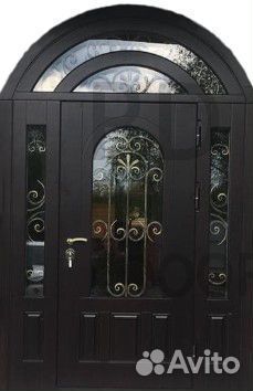 Арочная входная дверь с терморазрывом для дома