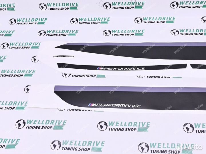 Наклейки боковые BMW X6 G06 M-Performance матовые