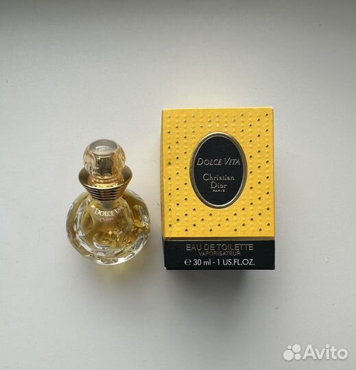 Christian dior dolce vita 30 мл винтаж коробка
