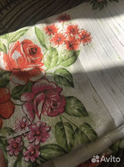 Ткань штора лен