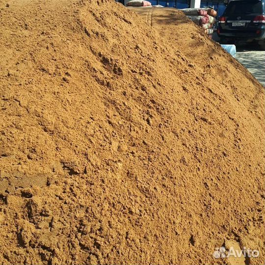 Песок карьерный с доставкой