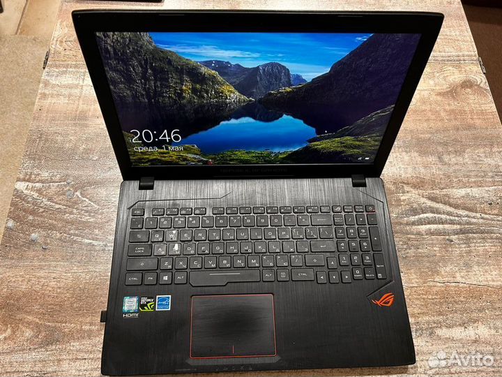 Игровой ноутбук asus GL553VE