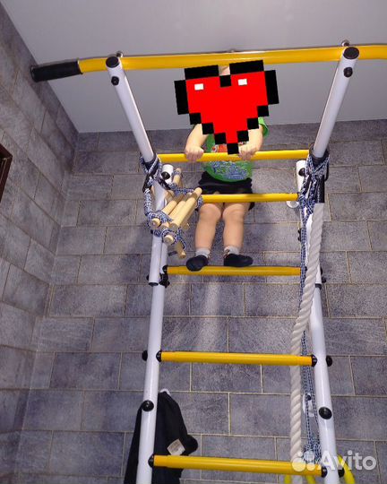 Шведская стенка с турником