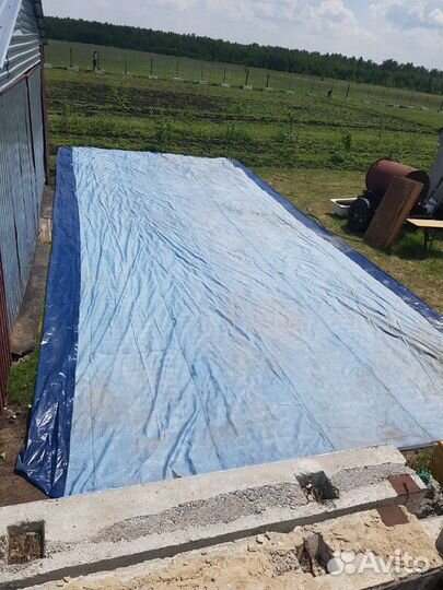 Тент прорезиненный