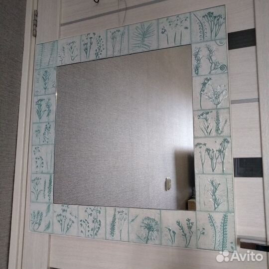 Зеркало квадратное Нефрит