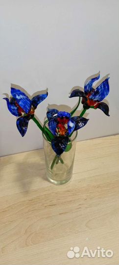 Цветы из стекла