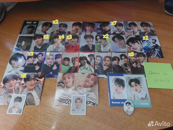 Очень много карт и стаффа Stray Kids