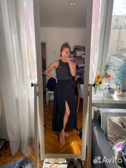 Юбка льняная