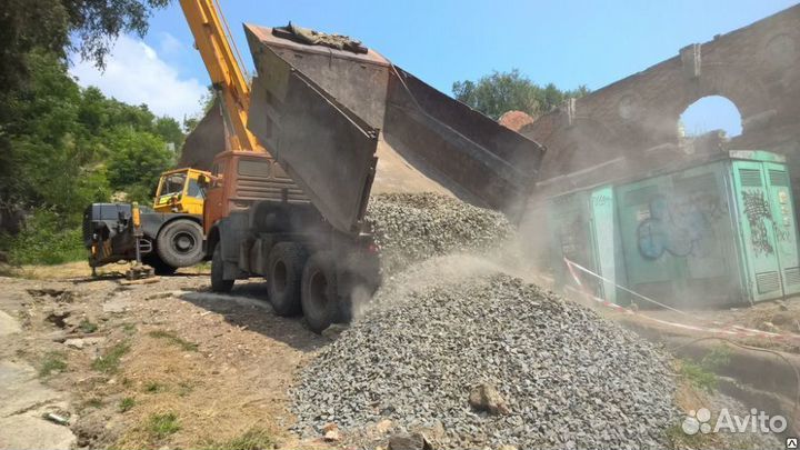 Вторичный щебень с доставкой