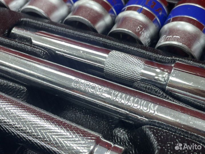 Набор торцевых головок с принадлежностями 1/2