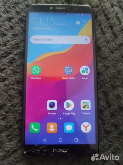 Телефон honor 7а pro