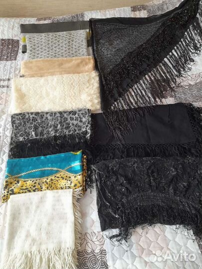 Шарфы платки палантины