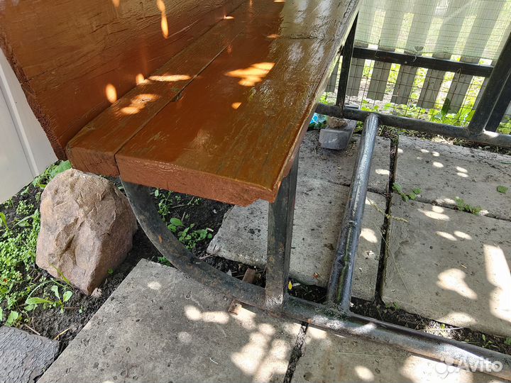 Уличные скамейки в комплекте со столом