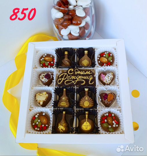 Шоколадные наборы, конфеты. Ручная работа