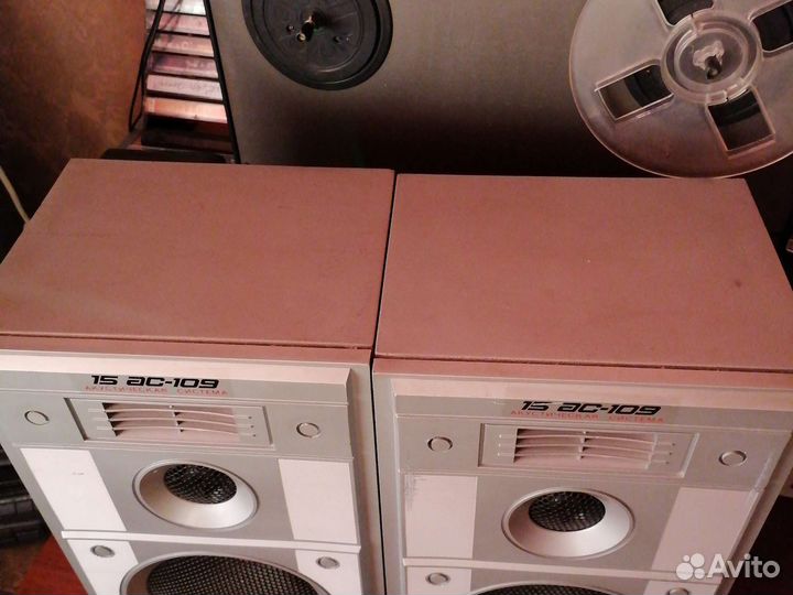 Акустические колонки СССР вега 15ас109