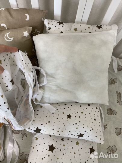 Бортики подушки в детскую кроватку