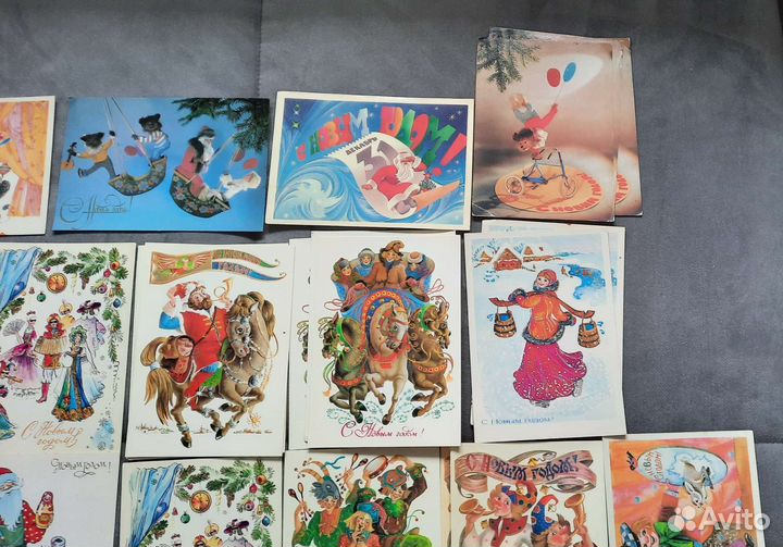 Открытки СССР, 80-х годов, 21 шт. лот