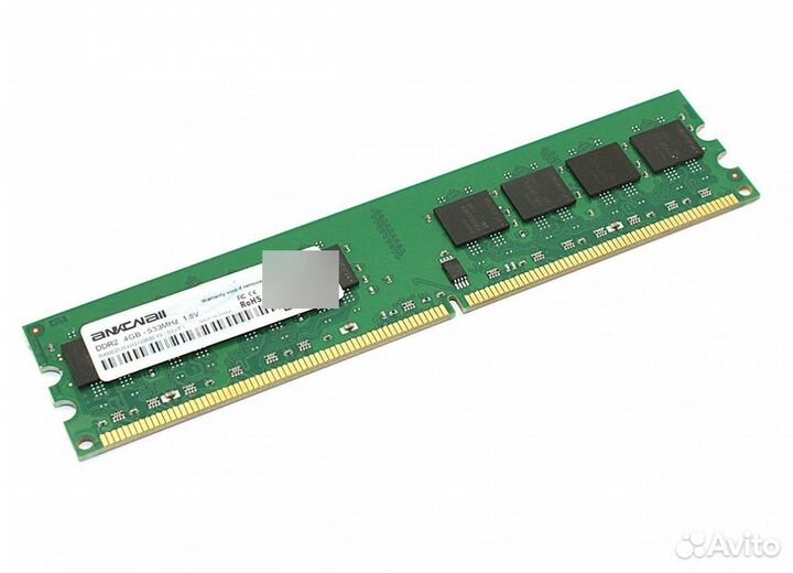 Модуль памяти Ankowall DDR2 4GB 533 MHz PC2-4200