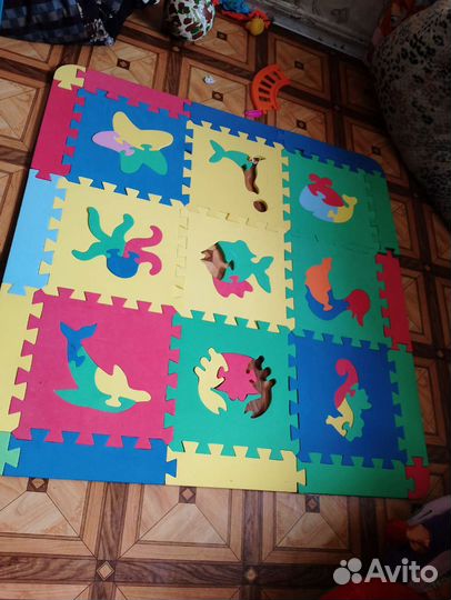 Коврик пазл