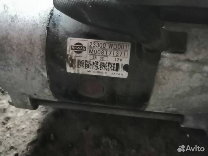 Стартер Nissan Almera Tino V10