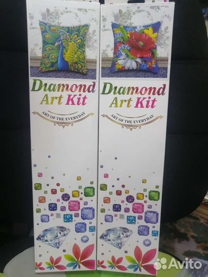 Подушка из алмазной мозаики