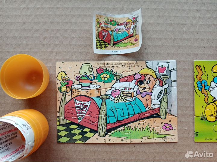 Пазл из киндер сюрприза 96 год