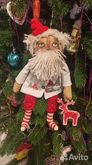 Игрушка Дед Мороз Санта Клаус