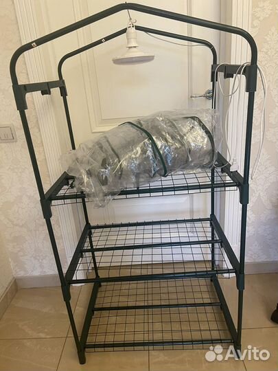 Мини парник со светом и чехлом