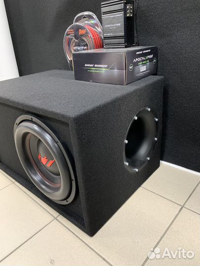 Сабвуфер в сборе Урал тт12 ver2.ч 1100Вт